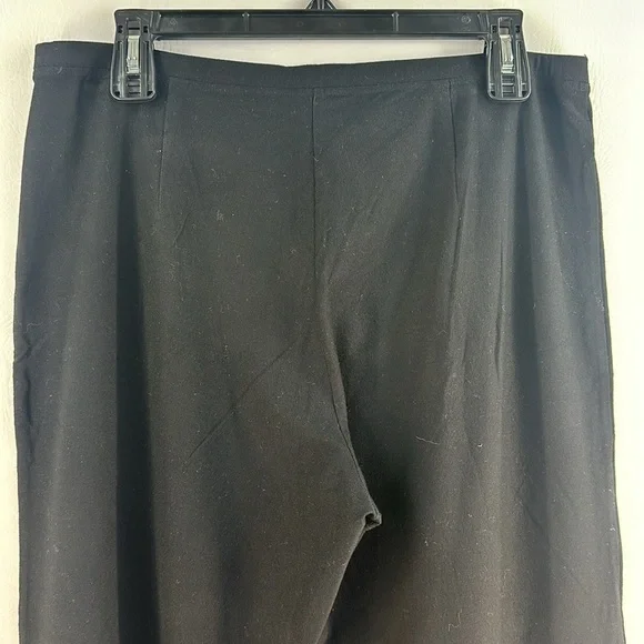 Eileen Fisher Pull On Wide Straight Leg Pants - Picture 4 of 5